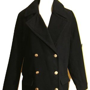 Women's Blue Coat by Just Fab, Size Medium,